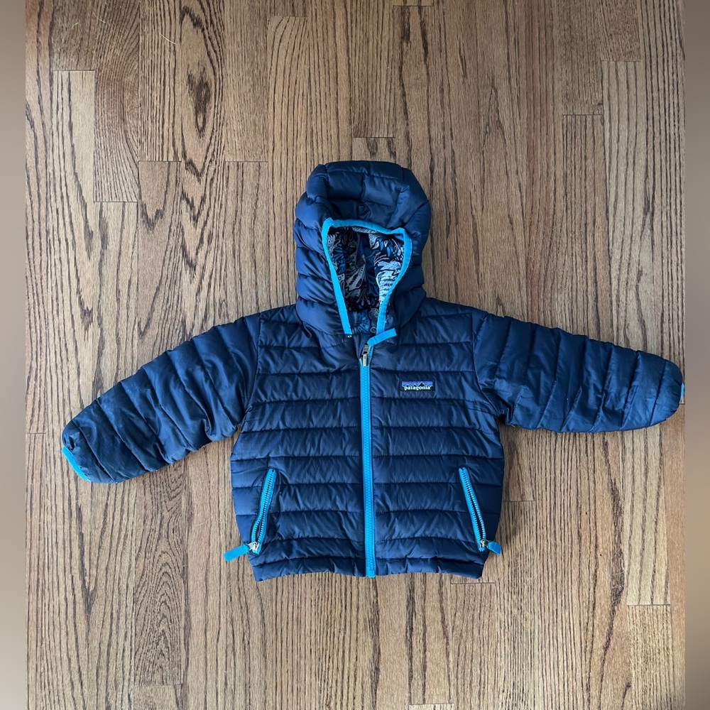 Patagonia 2T Reversible Down Coat VGUC!
